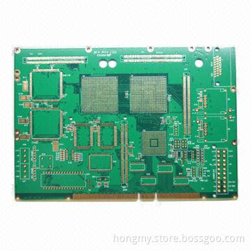 RoHS/UL-certified High-density Multiple-layer PCB Board, 30U Gold Finger, 10 to 300V Tested Voltage